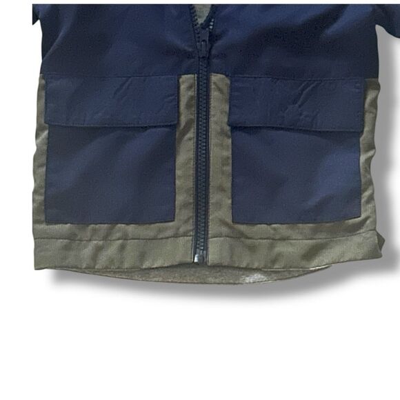 Tommy Bahama | EUC Navy Olive Hooded a Active Boys Windbreaker Jacket Size 18 Mo - Picture 2 of 4